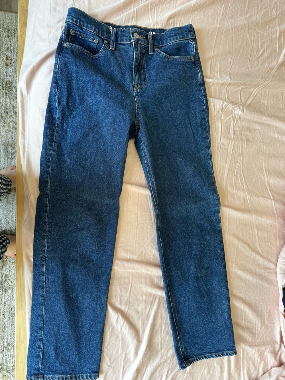 Classic Women’s J Crew Dark Blue Straight-Leg Jeans